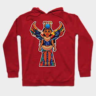 Egyptian colorful girl Hoodie